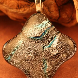 Silverish Blue Pendant No. 22464