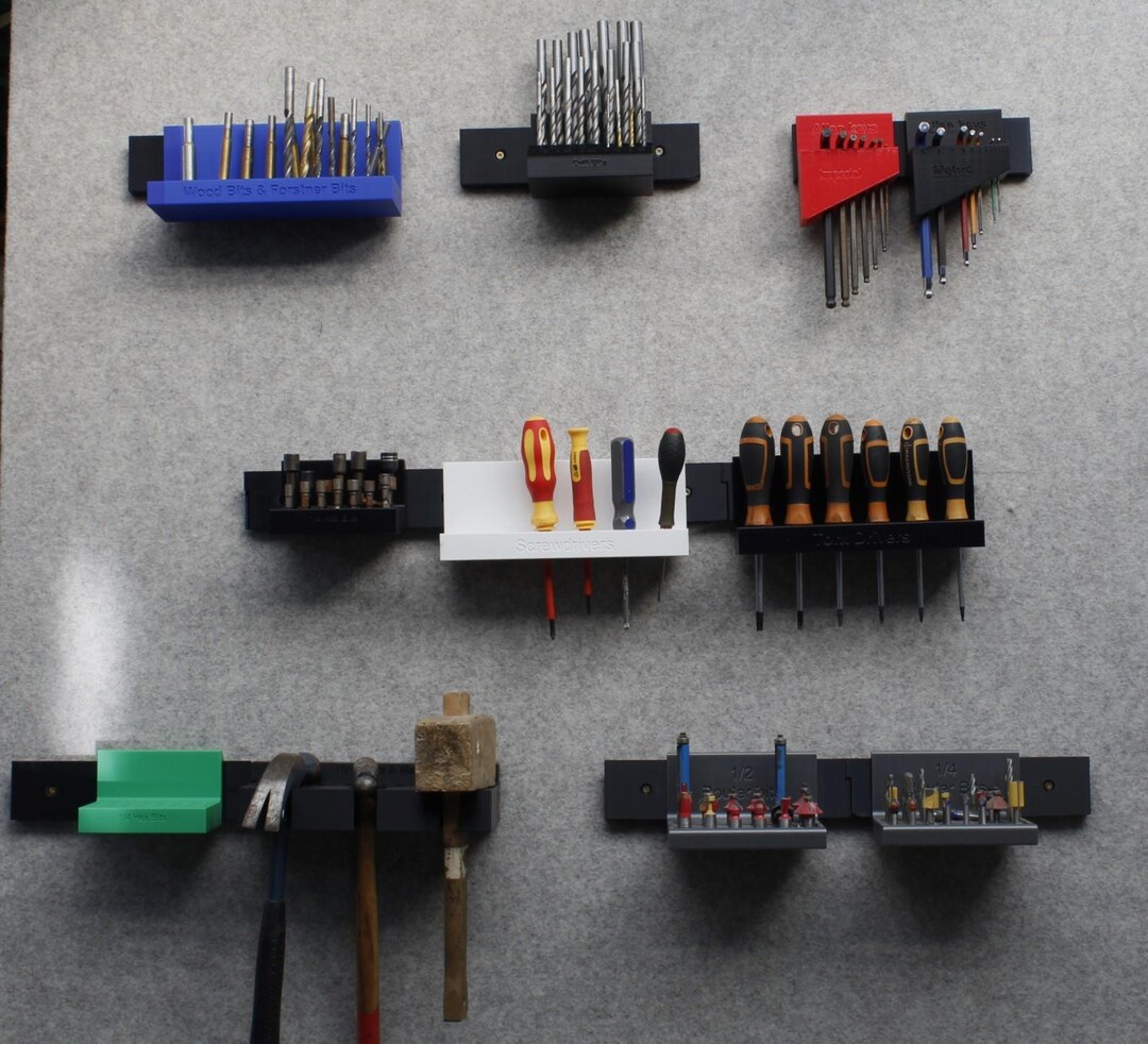 Modular French Cleat Tool Storage System, PETG Workshop Wall ...
