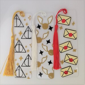 Marcapáginas Harry Potter, marcapáginas acrílico, punto de libro, Sant Jordi, día del libro