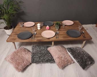 Handgefertigter Holztisch 72 * 48 cm H: 33 cm Holztisch, Picknicktisch, Handgefertigter Klapptisch, Partytisch, Partytisch