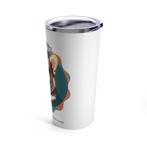 Pawsitive Vibes Only 20oz Tumbler Insulated Travel Cup for Dog Lovers Stainless Steel Beverage Holder image 3