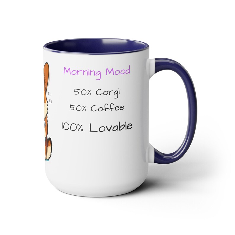 Corgi Morning Brew Adorable Paw-some Coffee Mug image 3