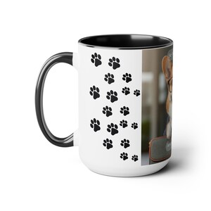 Sir Fluffybottom, Attorney at Paw Humorous Legal Corgi Mug image 3