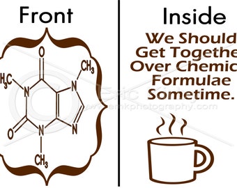 Geek Greetings - Chemical Formulae