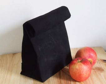 Waxed Canvas Lunch Bag, Reusable, WaterProof, Lunch Bag