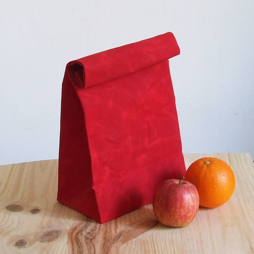 Waxed Canvas Lunch Bag, Reusable, Waterproof Lunch Bag Etsy