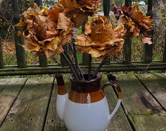 Handmade Maple Leaf flowers naturally DRiED