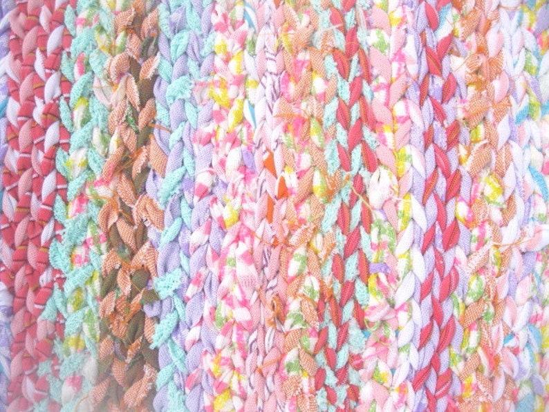 SPRINGVILLE rag weaving TaBLE RuG Placemat image 4