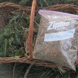 EVERGREEN naturally DRiED aromatic pine and balsam BAGS image 4