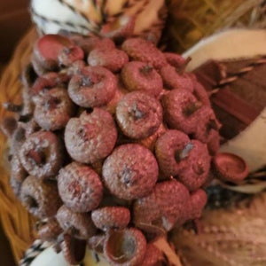 Large Topiary decorative Balls dough bowl filler for an old fashioned Christmas image 3