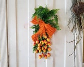 CARROT SWAG  tulip flowers  for spring