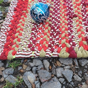 NORTH POLE  rag weaving TaBLE RuG  Placemat