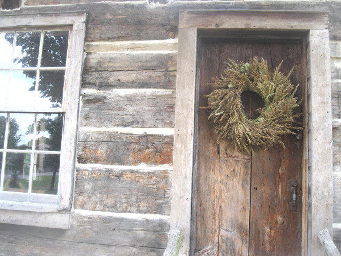 CORN TASSEL WREATH All Natural Decoration for Door or Wall Etsy