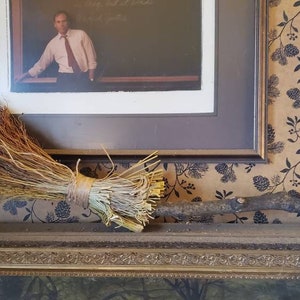 WITCH&#39;S BROOM 30 inch handmade from broom corn. Primitive