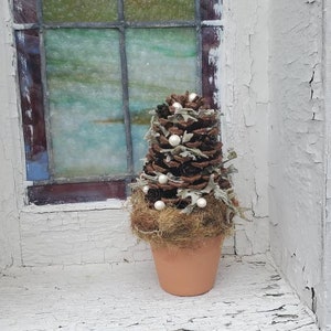 PINE CONE tree TOPIARY Small size #5