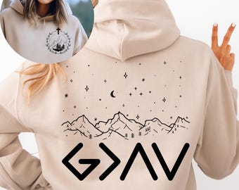 God is Greater than The Highs and Lows T-Shirt, Christian Shirt, God Shirt, Church Gift, Christmas Gift, Jesus Shirt, Religious Shirt, Gift