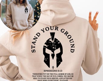 Christian Shirt and Hoodie, Bible Verse Tee, Faith Shirt for Men and Boys, Religious T Shirt, Christian Gift, Unisex Graphic Tee Hoodie