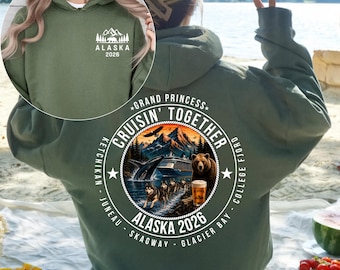 Custom Alaska Cruise Shirt, Alaska Cruise TShirt, Alaska Hoodie, Custom Family Cruise Shirts, Family Matching Cruise Shirt, Group Cruise Tee
