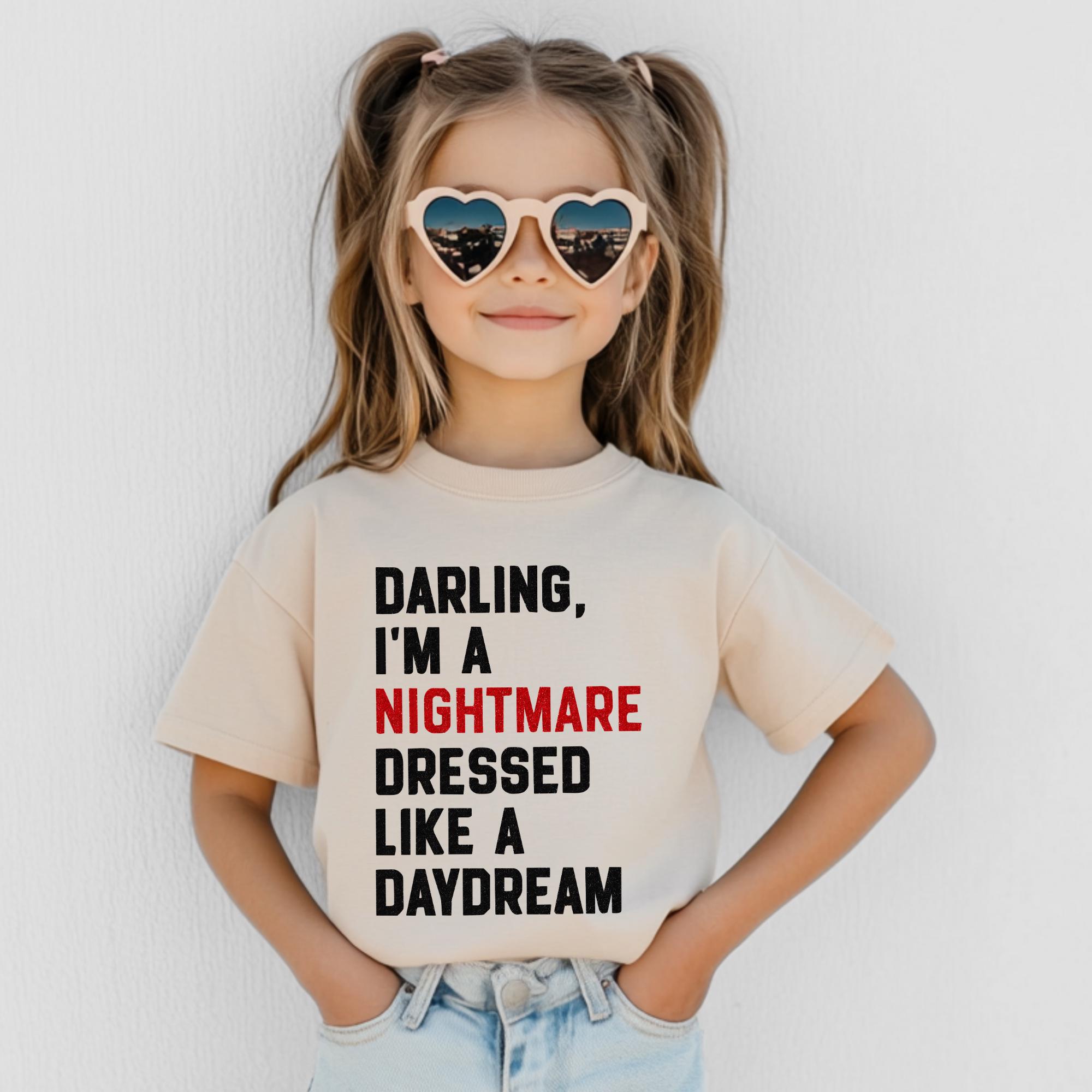 Darling I'm a Nightmare Dressed Like a Daydream Shirt, Eras Tee, Pop Concert Shirt.