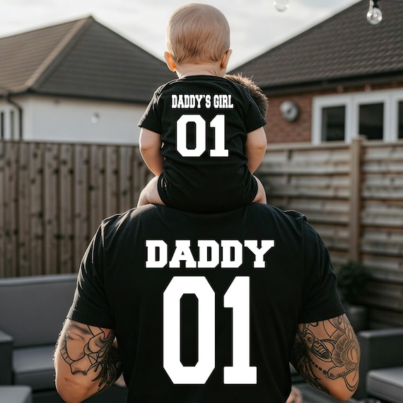 cute father daughter dresses Daddy and Daddy's Girl Matching T-Shirts - Twinning Outfit - New Baby Gift - Dad Girl Dress Farm Rio Boho Glam Color:Champagne S0127 Web Collection: Over 67 Formal dress for