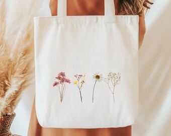 Vibrant Floral Eco-Friendly Tote Bag - Sustainable Fashion