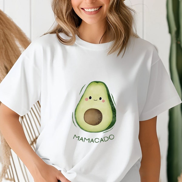 Funny Mother's Day Tshirt Avocado Tee Mamacado Shirt Pregnancy T-shirt Mom to be shirt Expecting mother tshirt