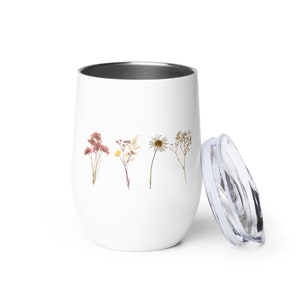 Lovely Floral Tumbler to Enjoy Your Favorite Drink - Bring Some Joy to Your Sips!
