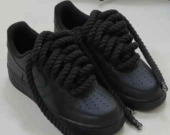 Air Force 1 - Black Rope Laces