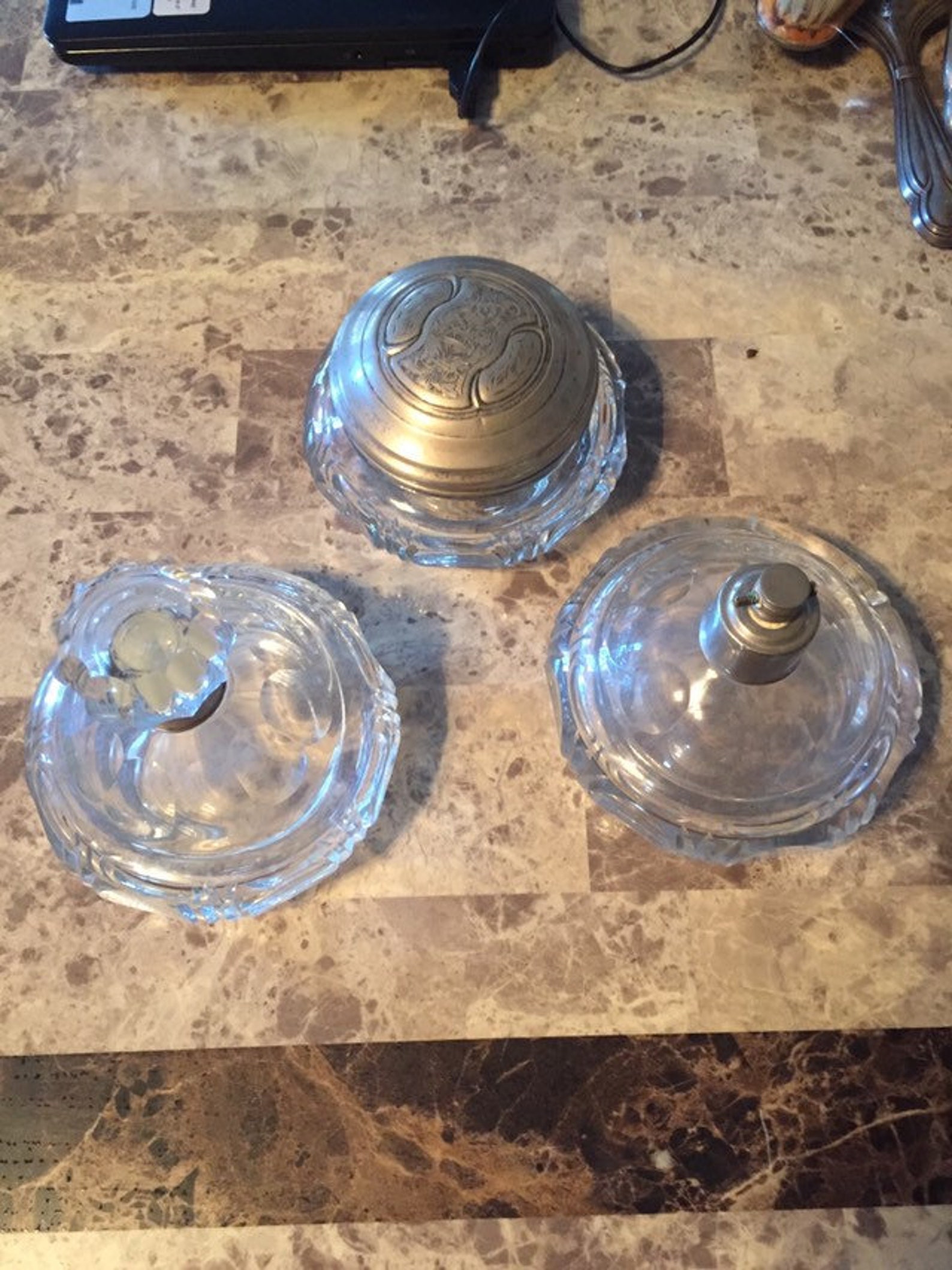 Victorian Era German Silver Vanity Set Marked .80 7 PC Etsy