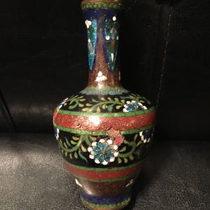 Antique Vintage Japanese Cloisonne Vase