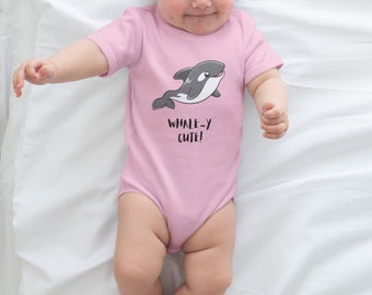 Mono lindo con forma de ballena con citas personalizables: ¡regalo perfecto para bebé!