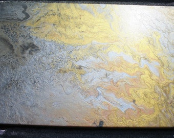 Golden Sky - Acryl Leinwand - 60 x 40 cm - handmade