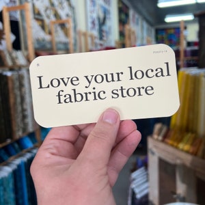 Sewing Basket flash cards - set of 42 - sewing room decor - Quilter phrases - fabric collector decor