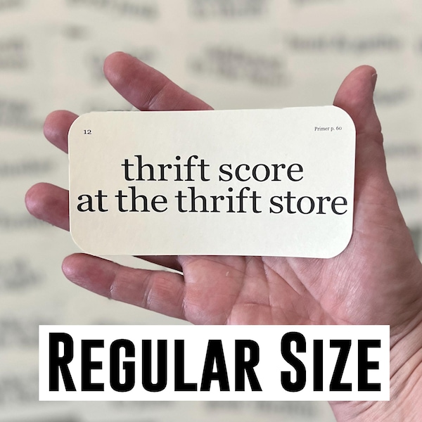 Thrift Store Flash Cards: Junkin' & Thriftin' Decor (Set of 42)