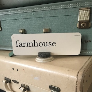 XL "Farmhouse" Flash Card Reproduction - Vintage Style Decor - country comfort