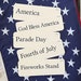 Mini Americana Flash Cards Set of 42 Patriotic Cards Summer Fun Fourth ...