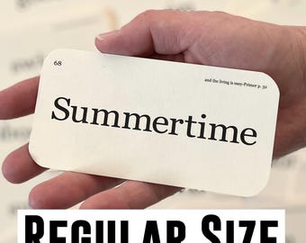 In the good old Summertime flash cards - set of 42 - summer fun - vacation - summer sports