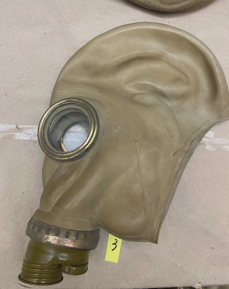 Protection Gas Mask Soviet USSR Original SHM-41M 1964 Year Rare Army ...