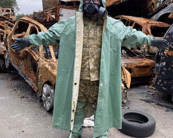 OZK CLOAK ソ連軍ヴィンテージ 100%オリジナル化学防護服 ソ連軍