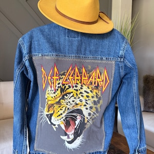 Vintage Def Leppard Denim Jacket M