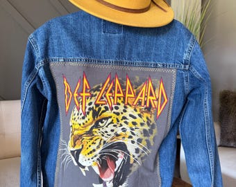 Vintage Def Leppard Denim Jacket M