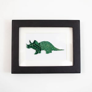 Triceratops Circuit Board Art - Mini