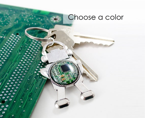 robot keychain