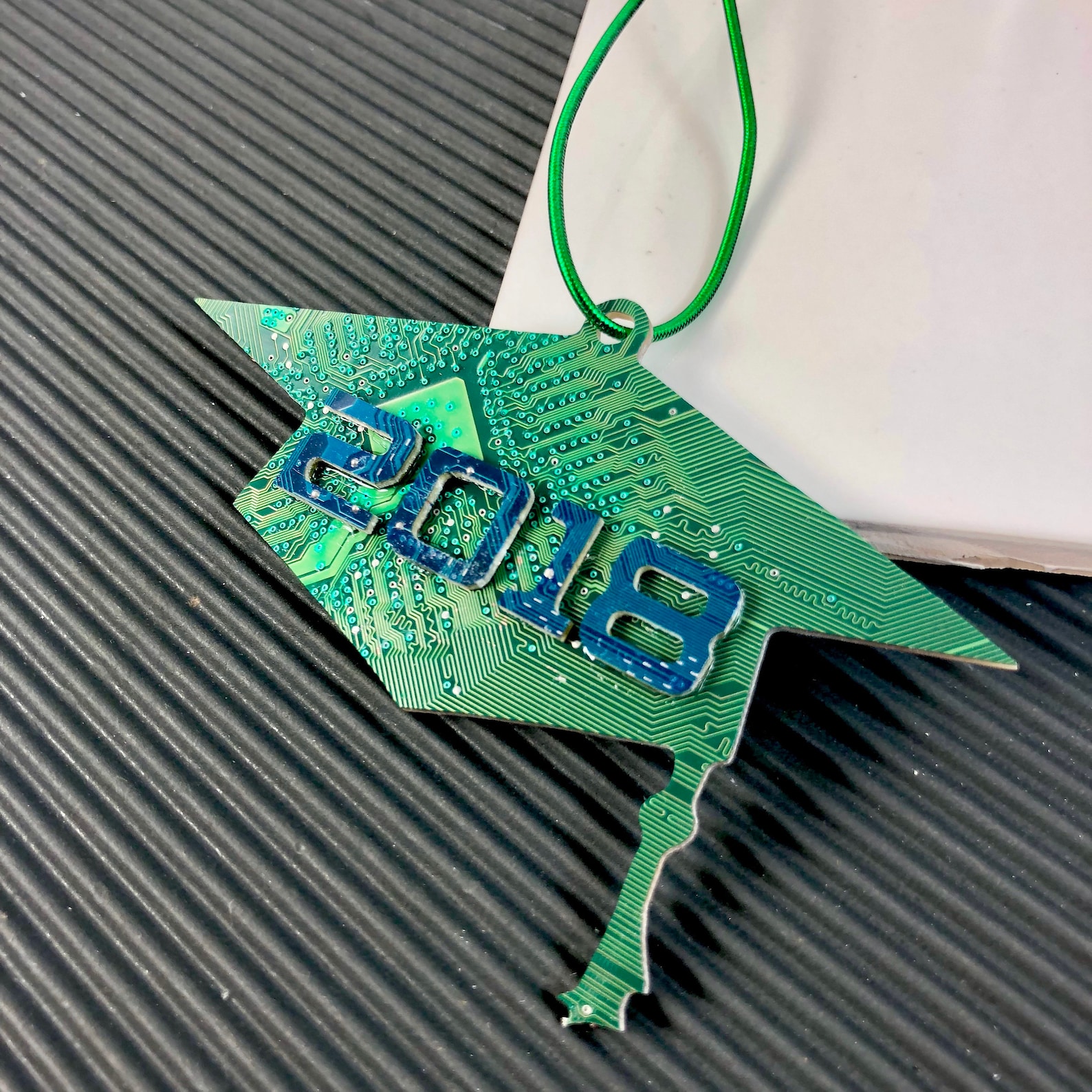 Circuit Board Graduation Cap Ornament, Grad Class of 2024, Graduation ...