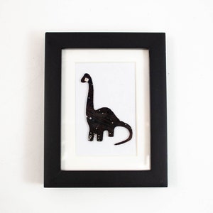 Brachiosaurus Circuit Board Art - Mini