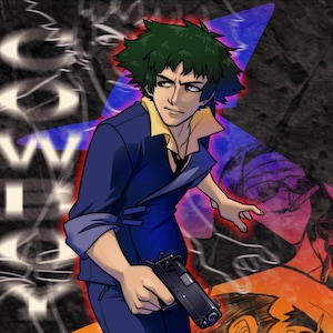 La vita è solo un sogno... - Stampa artistica Cowboy Bebop 20 x 16