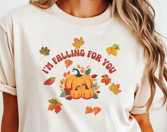 Pumpkin Fall T-Shirt: Vintage Comfort Colors, Soft Cotton