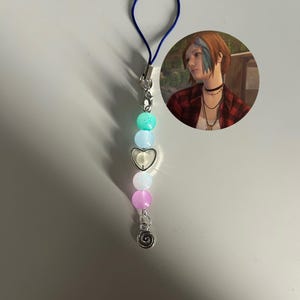 Chloe Price, Life Is Strange, Life Is Strange Before The Storm, inspired handmade phone charm