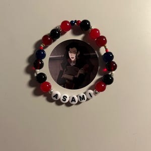 Asami Sato, The Legend of Korra, TLOK, avatar, inspired handmade charm bracelet