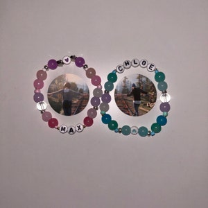 Chloe Price and Max Caulfield from Life Is Strange inspired handmade bracelet duo set